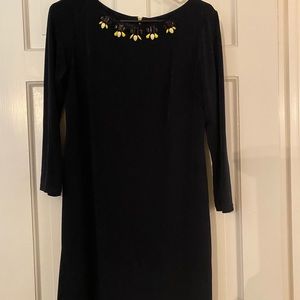 Vince Camuto beaded NAVY colored dress!